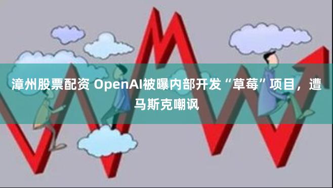 漳州股票配资 OpenAI被曝内部开发“草莓”项目，遭马斯克嘲讽