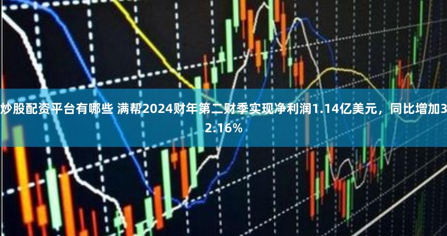 炒股配资平台有哪些 满帮2024财年第二财季实现净利润1.14亿美元，同比增加32.16%